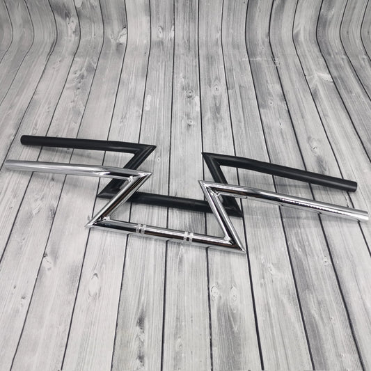 Vintage Motorbike Handlebar 22mm 7/8'' Z Bars Steering Wheel for XL883 Dyna Chopper Cruiser Bobber Sportster Classic Handle Bars