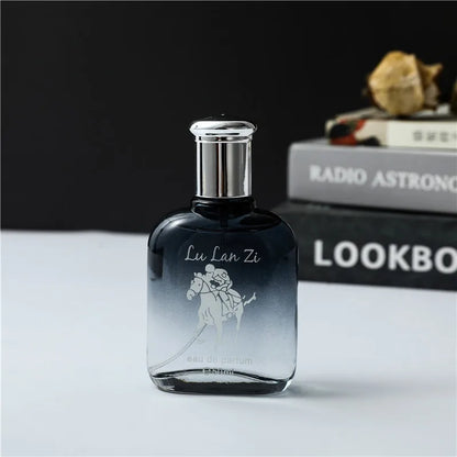 Lulanzi Men's Woody Marine Ocean Fragrance Cologne 50ml Long Lasting Fresh Knight Perfume Daily Use Sample Size Spray