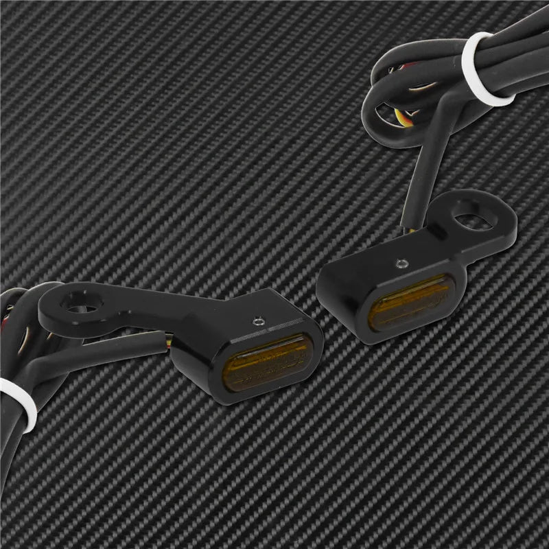 Motorcycle LED E Mark Turn Signal Light Indicator Mini Running Lamp For Harley Softail Touring Sportster XL 883 1200 FLHX Fatboy