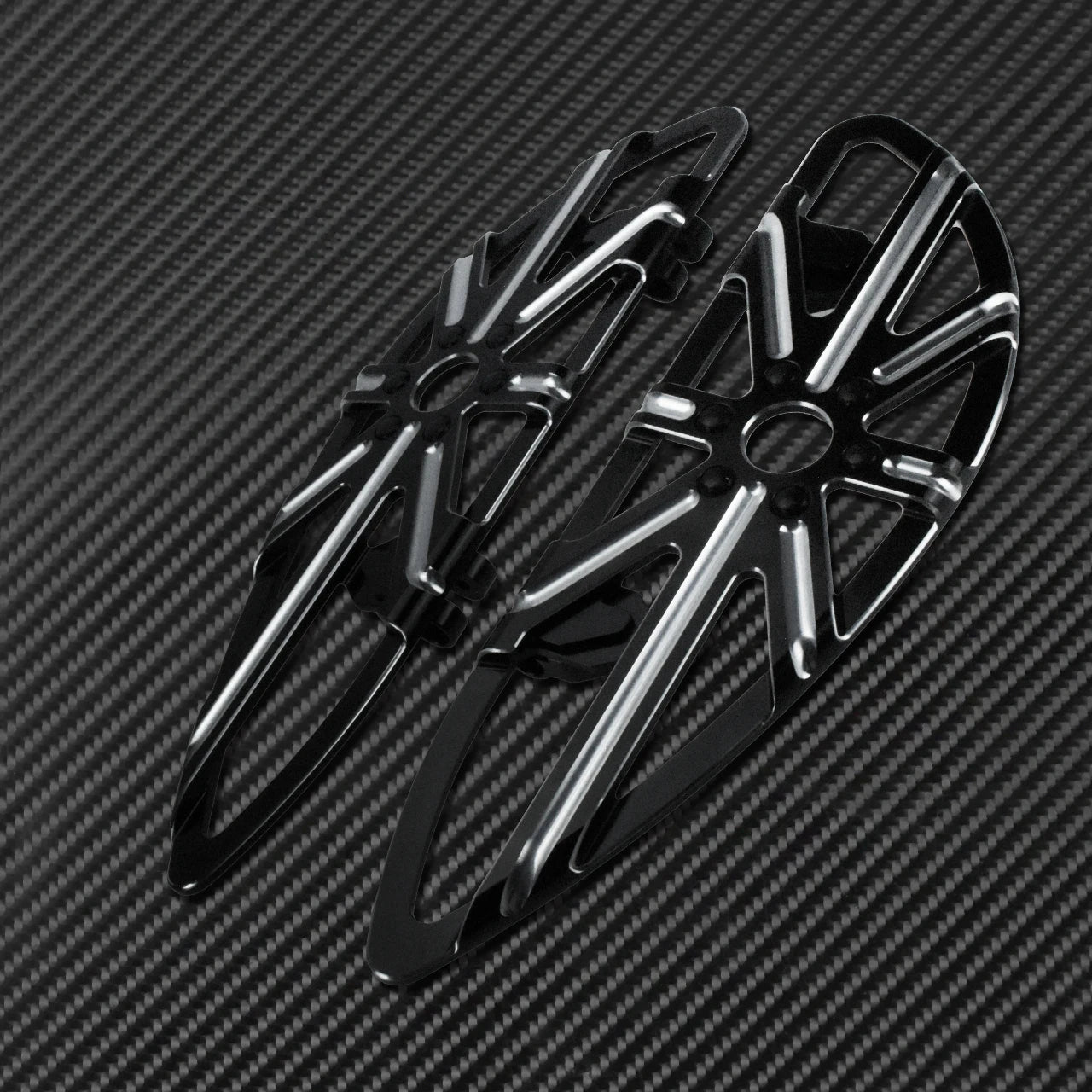 Motorcycle Floorboard Front Rear Footrest Driver Footpeg Passenger Pedal For Harley Touring Electra Street Glide Dyna Softail FL