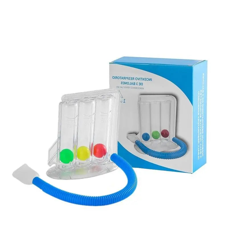 Lung Function Breathing Exerciser 3 Balls Breathing Trainer  Vital Capacity Lung Function Improvement Rehabilitation Equipment