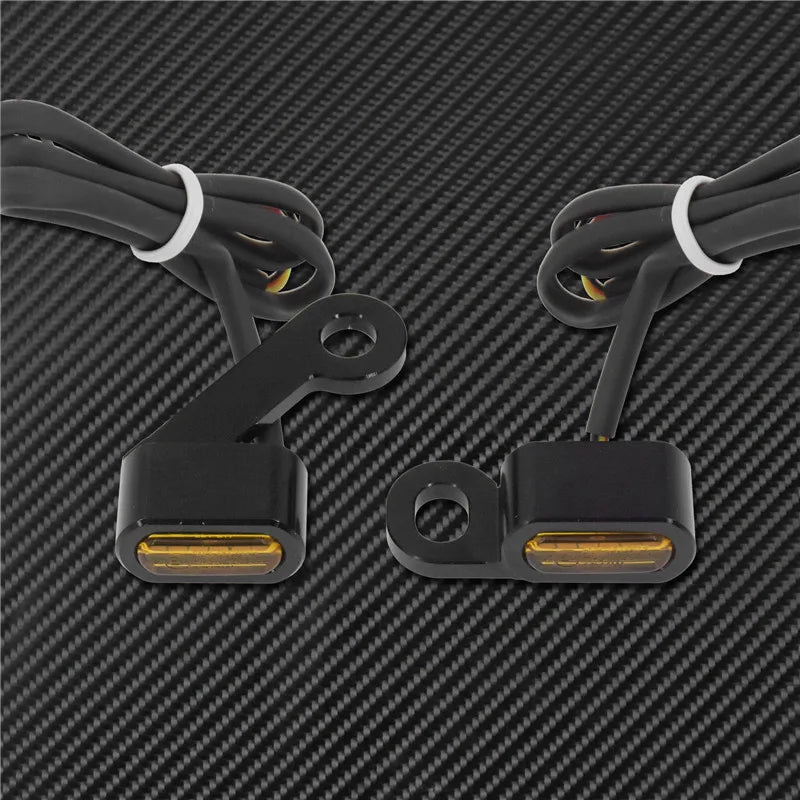 Motorcycle LED E Mark Turn Signal Light Indicator Mini Running Lamp For Harley Softail Touring Sportster XL 883 1200 FLHX Fatboy