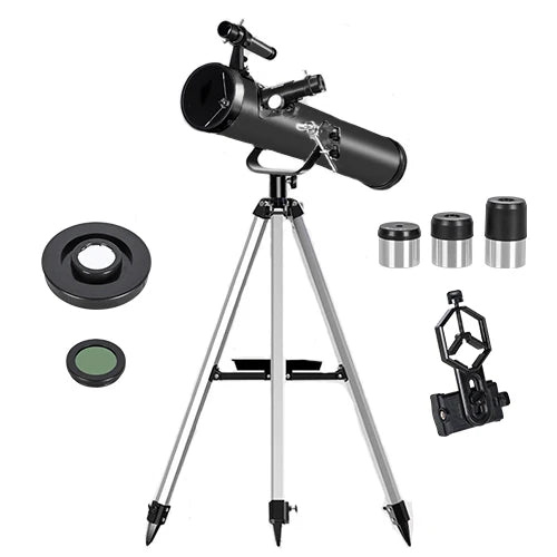 Professional Astronomical Telescope, 875X Reflective Monocular, Astronomic HD, Space Stargazing, Bird Watching, Gift for Kids
