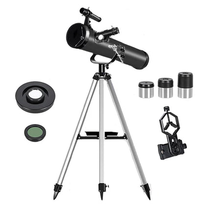 Professional Astronomical Telescope, 875X Reflective Monocular, Astronomic HD, Space Stargazing, Bird Watching, Gift for Kids