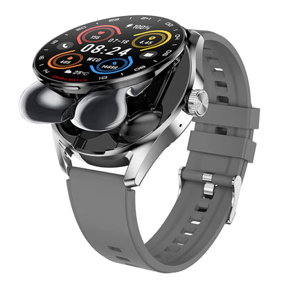2 in 1 Smart Watch with Wireless Earbuds BT Call  Music Health Rate Blood Pressure Tracker Headset Smart Watch 2025