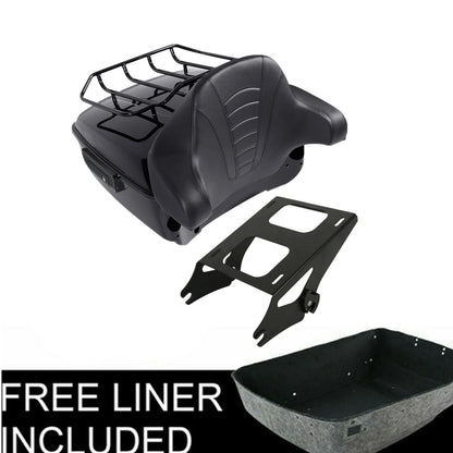 Motorcycle King Trunk Luggage Rack Plate For Harley Touring Road King Electra Glide Road Glide 2014-2025
