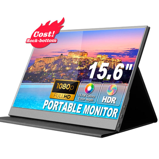 SIBOLAN 15.6 Inch Ultra-Thin Portable USB Interface Laptop Screen Extender 1080P Dual LCD Display with IPS LED Panel OEM ODM
