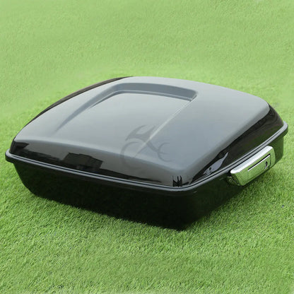 Chopped Trunk w/ Rack Razor Backrest For Harley Touring Road King Street Electra Glide 2014-2024 Motorcycle Accessories