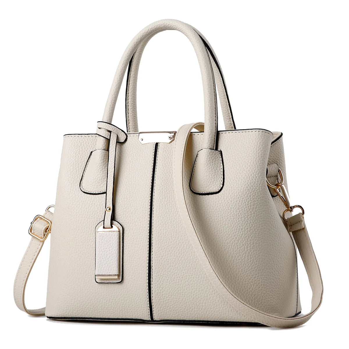 Women Solid Color Handbag Elegant Leather Large Capacity Messenger Pack For Women 2023 New Handbags For Women Daily Shoulder Bag