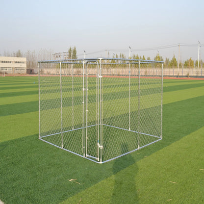 Large Steel Chain Link Kennel for Dogs for Pet Houses Run Furniture & Decorative Pieces