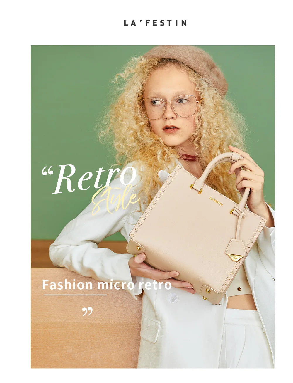 LA FESTIN New Women Leather Tote Bags Luxury Multifunctional Versatile Ladies Fashion Shoulder Crossbody Designer Handbag