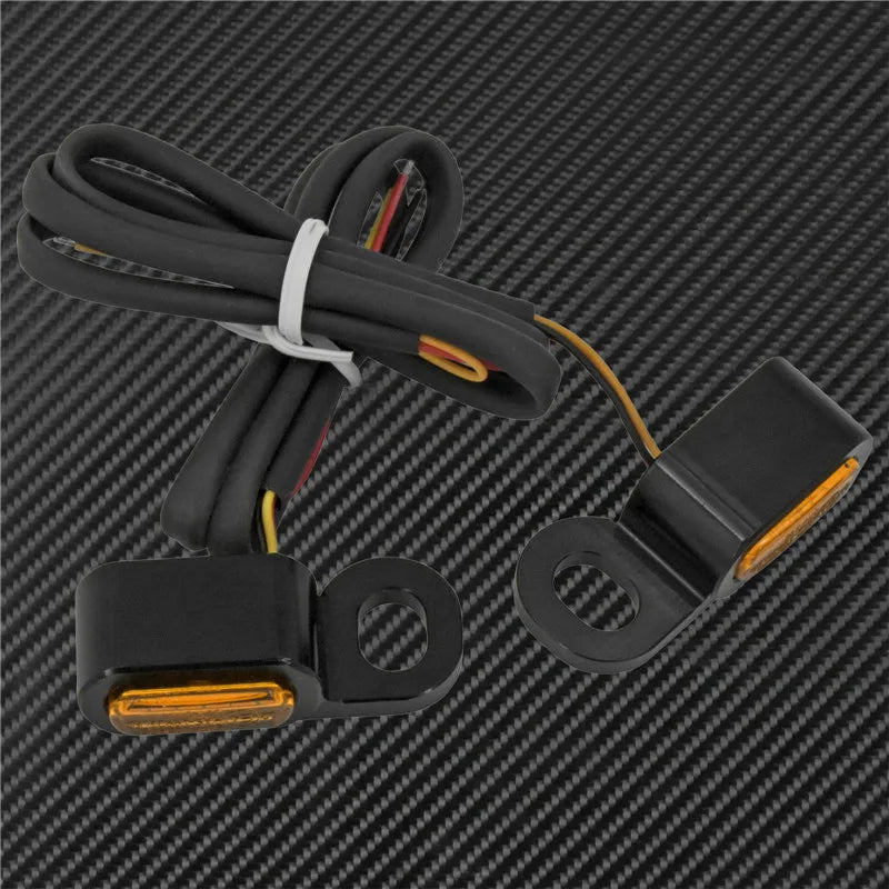 Motorcycle LED E Mark Turn Signal Light Indicator Mini Running Lamp For Harley Softail Touring Sportster XL 883 1200 FLHX Fatboy