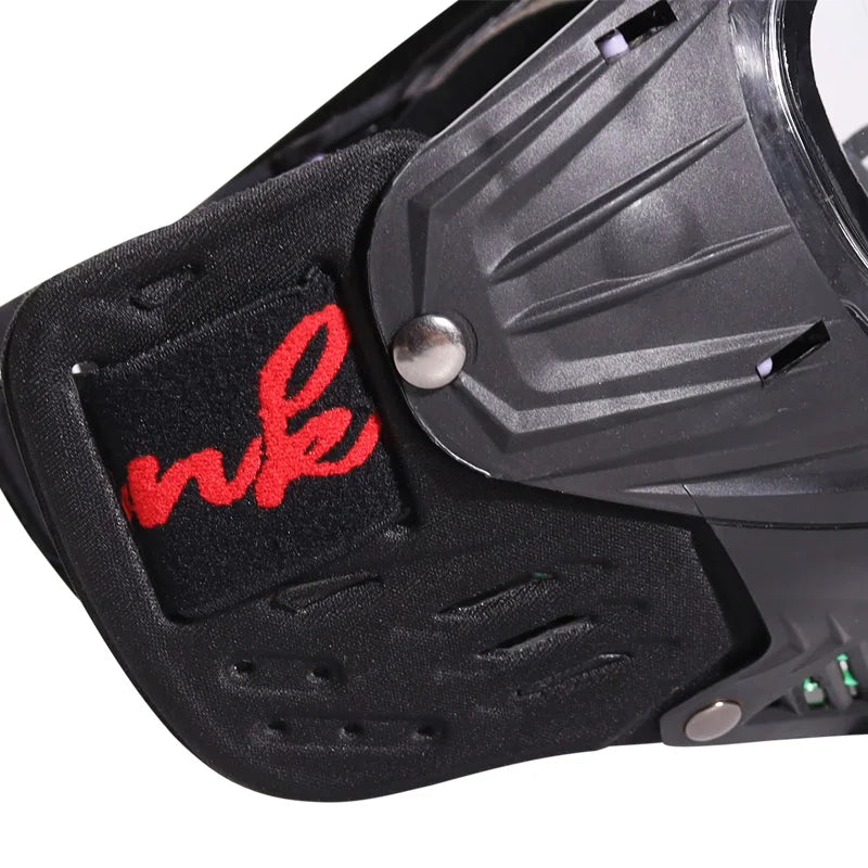 Spunky II Black Paintball Archery Mask Made of Soft PE and Hard Nylon with Thermal Anti-Fog Goggle