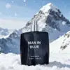 MAN in BLUE Cologne for Men - 90ml EDP Long-Lasting Lemon Mint Lavender | Fresh Scent Gift for Boyfriend Holidays
