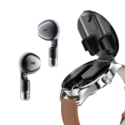2 in 1 Smart Watch with Wireless Earbuds BT Call  Music Health Rate Blood Pressure Tracker Headset Smart Watch 2025