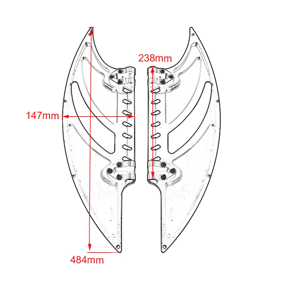 Motorcycle Black Front Floorboards Foot Pegs Footrest Pedals For Harley Sportster 883 1200 Touring Electra Glide Road King Dyna