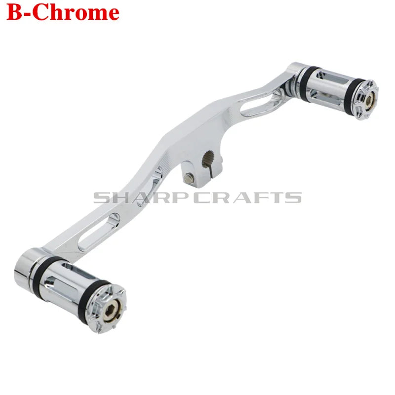 For Harley Dyna Street / Fat Bob Low Rider Super / Wide Glide Motobike CNC Mid-Controls Heel Toe Shifter Lever Shift With Pegs