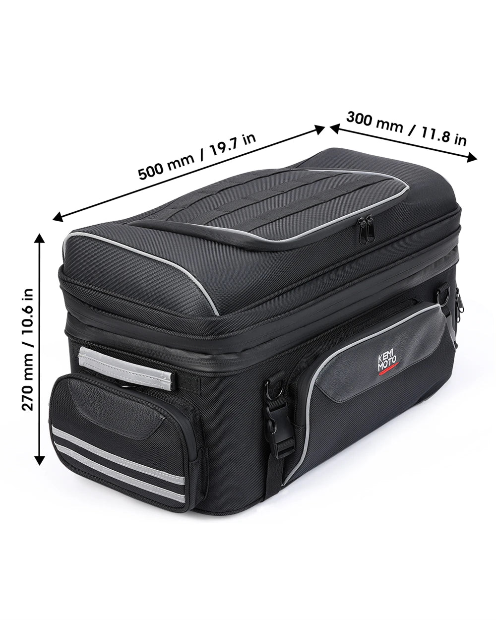 Motorcycle Travel Luggage Top Bag Tail Bags Trunk Bags with Bar Straps For Touring Road King Street Glide Road Glide Accessories