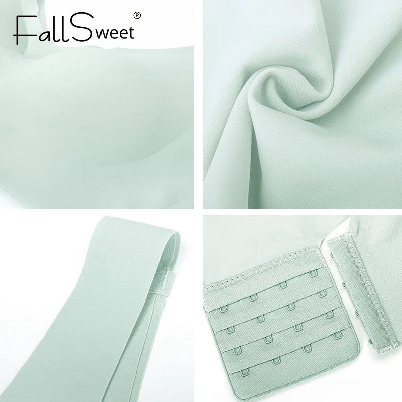 FallSweet  Seamless Bras Push Up Bra for Women Wireless Comfort Underwear Sport Brassiere Femme Plus Size Bralette Sexy Lingerie