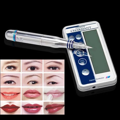 Dermografo Charmant 2/3 Permanent Makeup Machine Kits New Digital Microblading MTS Pen For Eyebrow Lip Eyeliner Liner Shader