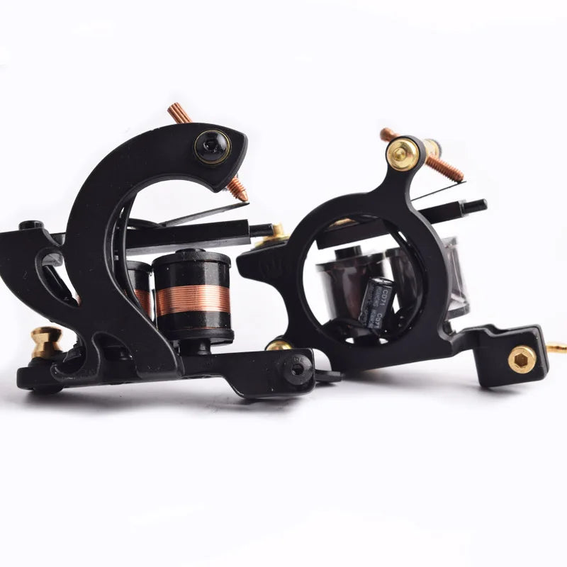Special Price Handmade Tattoo Gun Wraps Coils Iron Frame Tattoo Machine Liner&Shader Beginner Tatu Gun For Tattoo Artist