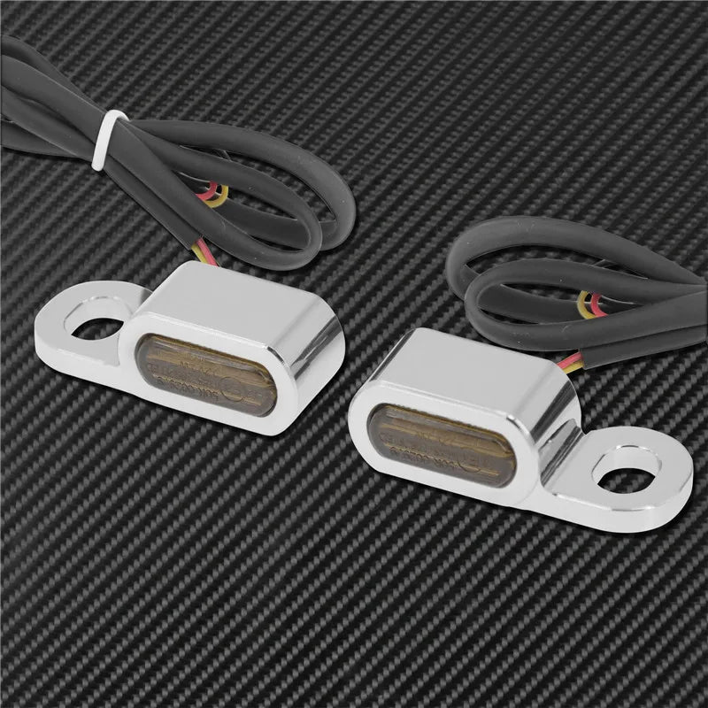 Motorcycle LED E Mark Turn Signal Light Indicator Mini Running Lamp For Harley Softail Touring Sportster XL 883 1200 FLHX Fatboy