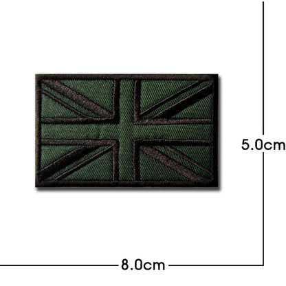 United Kingdom Flag Embroidery ENGLAND Patch PVC hook loop Great Britain National UK GB Flags Patches Embroidered Badges