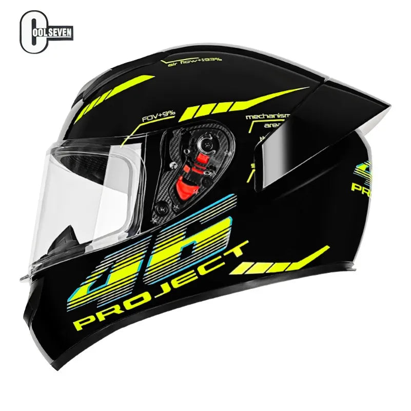 DOT Customized Color Cheap Full Face Motorcycles Helmet with Quick Release Buckle Customizable Logo/package Novel Design Helmets
