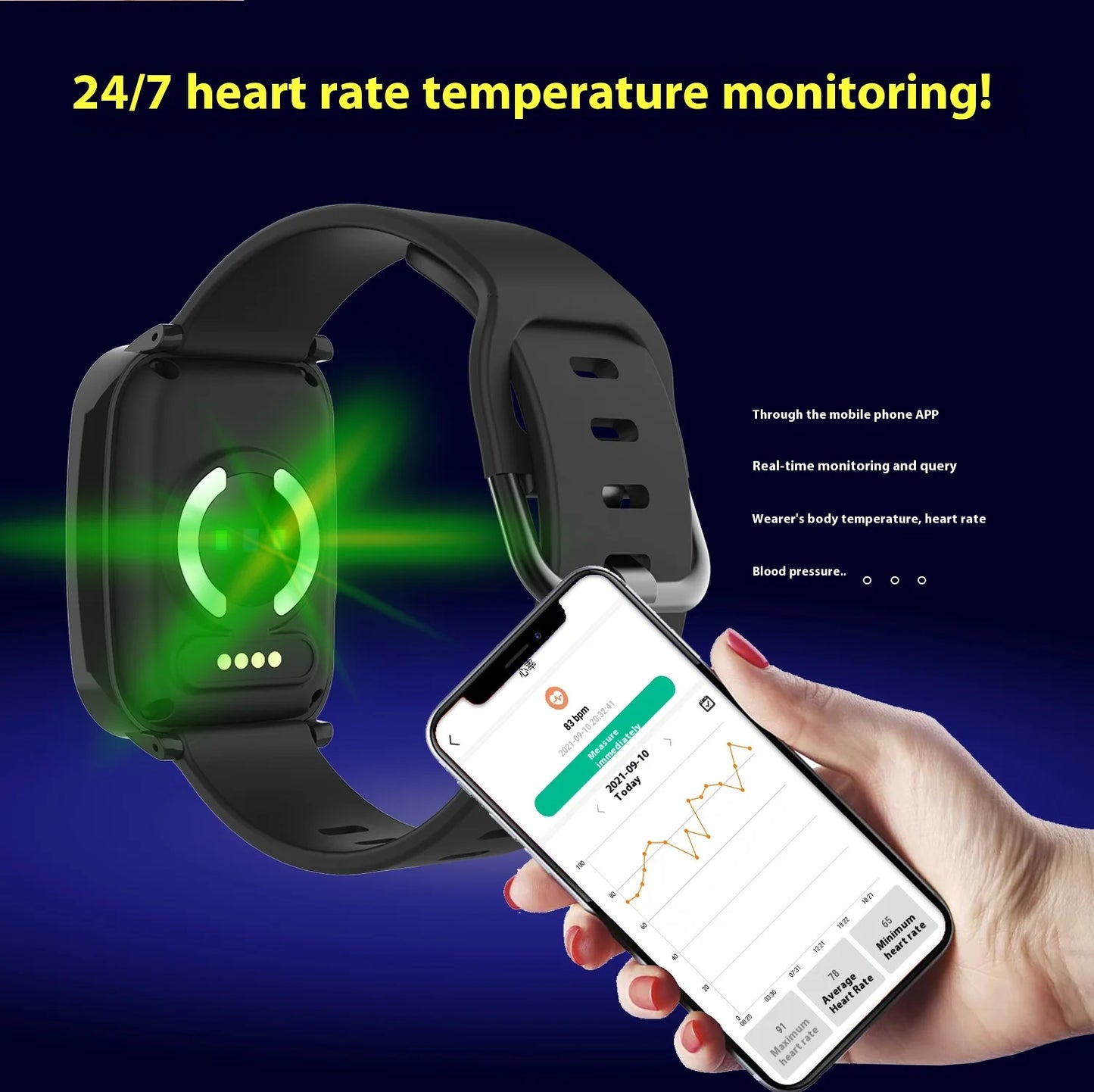 ODM Lora LoraWAN Secure Lora Smart Watch for Elderly Care Waterproof Fitness Watch SOS Calling and Cloud Server Data Storage