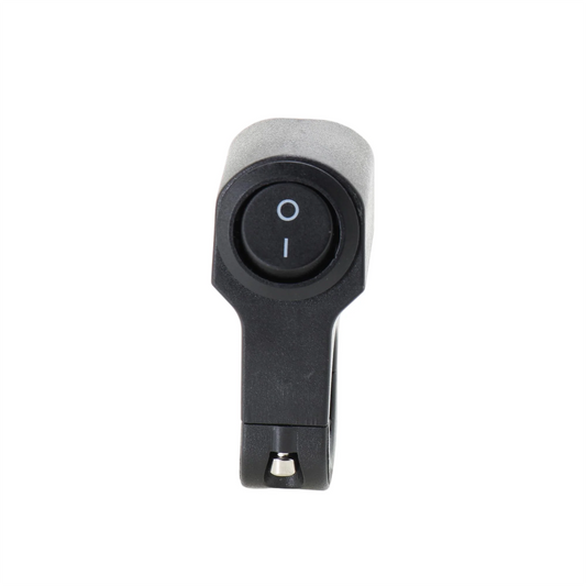 12V Waterproof Red Push Button Rocker Switch Motorcycle Handlebar Control for Bike Light & Spotlight for Motorcycles & Lights