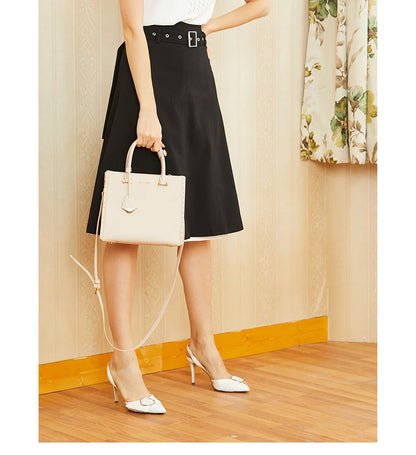 LA FESTIN New Women Leather Tote Bags Luxury Multifunctional Versatile Ladies Fashion Shoulder Crossbody Designer Handbag