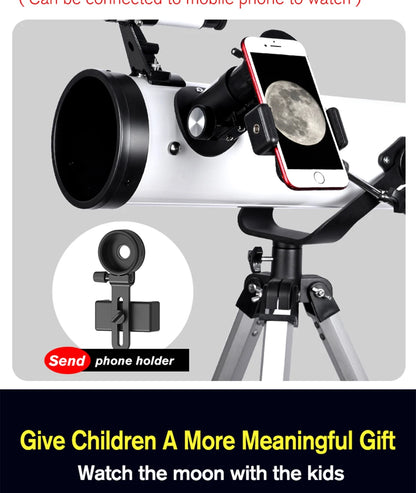 Professional Astronomical Telescope, 875X Reflective Monocular, Astronomic HD, Space Stargazing, Bird Watching, Gift for Kids