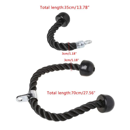 Triceps Gym Cable Push Pull Down Arm Press Bar Cable Rope Attachment for Workout Fitness Body Building Fitness Equipment
