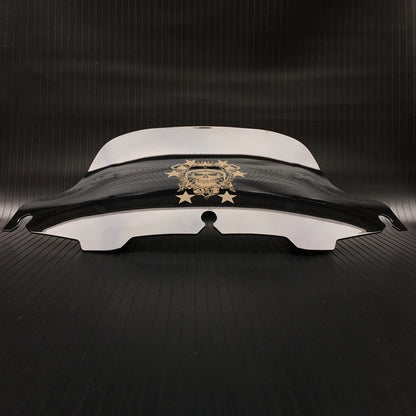 5"/6''/8"Motorcycle Black skull Windshield Fairing Windscreen For Harley Electra Street Glide FLHX Touring 1996-2013