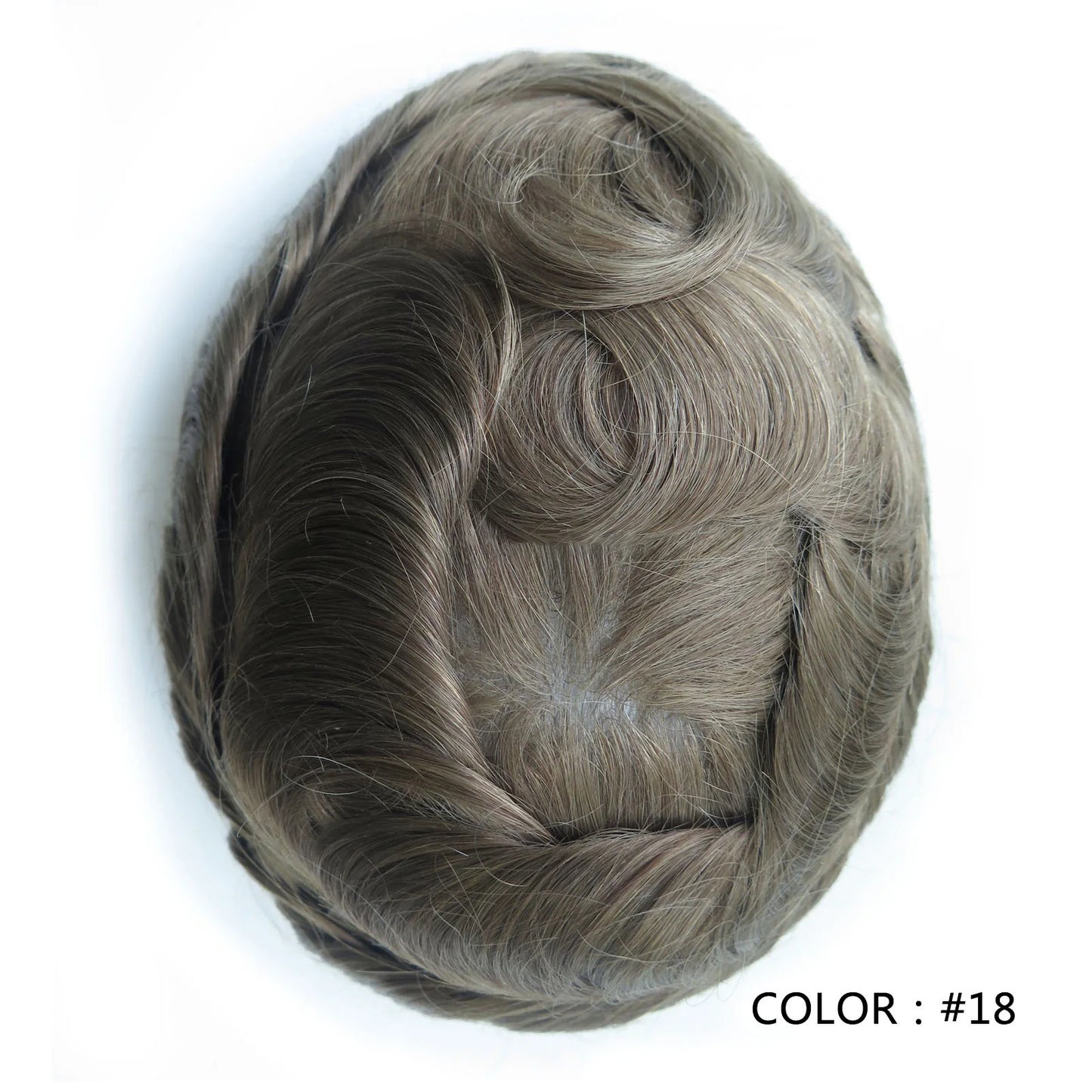 Full Swiss Lace base Blonde Hair toupee for Men indian remy hair Bleached Knots  Natural Hairline hair System for Man