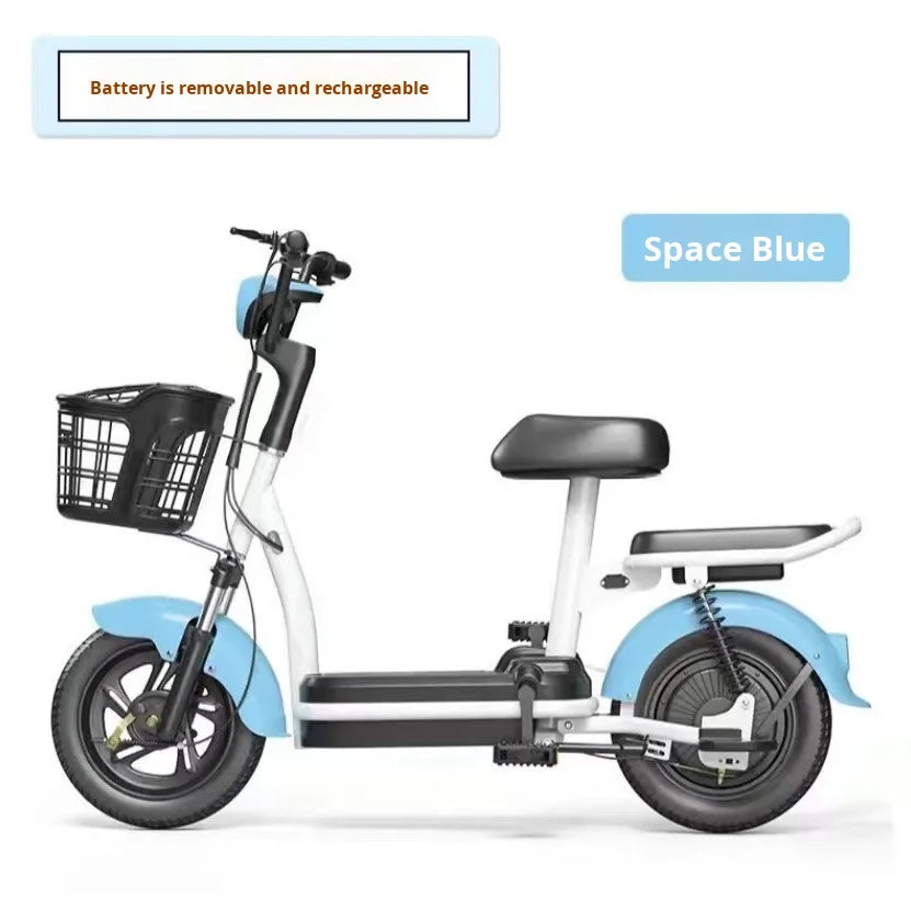 Manufacturer Cross-Border Wholesale Ultra-Light Electric City Bike New National Standard Universal Lightweight 48v 350w Ebike