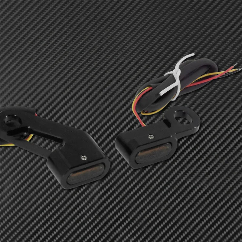 Motorcycle LED E Mark Turn Signal Light Indicator Mini Running Lamp For Harley Softail Touring Sportster XL 883 1200 FLHX Fatboy
