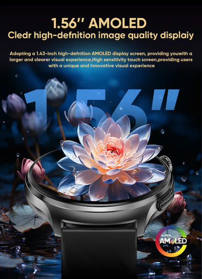 VALDUS ECG Health Smart Watch Support Dual Mode Bluetooth Call Voice Assistant Body Temperature Monitoring MT600 Smartwatch