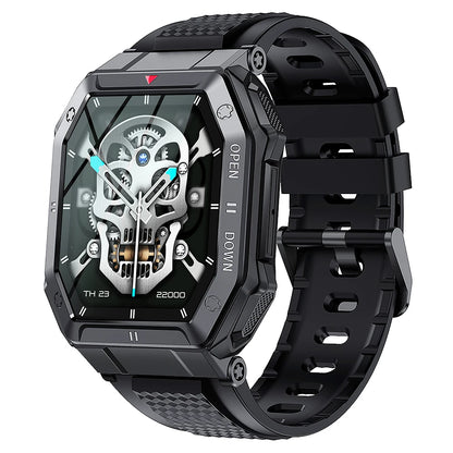 2026 Outdoor Sport Smart Watch Blood Pressure 5ATM IP68 Waterproof Bt Wristbands Smartwatch C20 for Men Android Ios