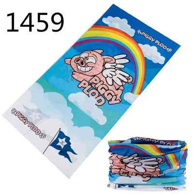 1401-1450 Magic Scarf Outdoor Sports Bicycle Headband Bike Cycling Bandana Neck Tube Warmer Bandanas Scraf Men Hiking Headband