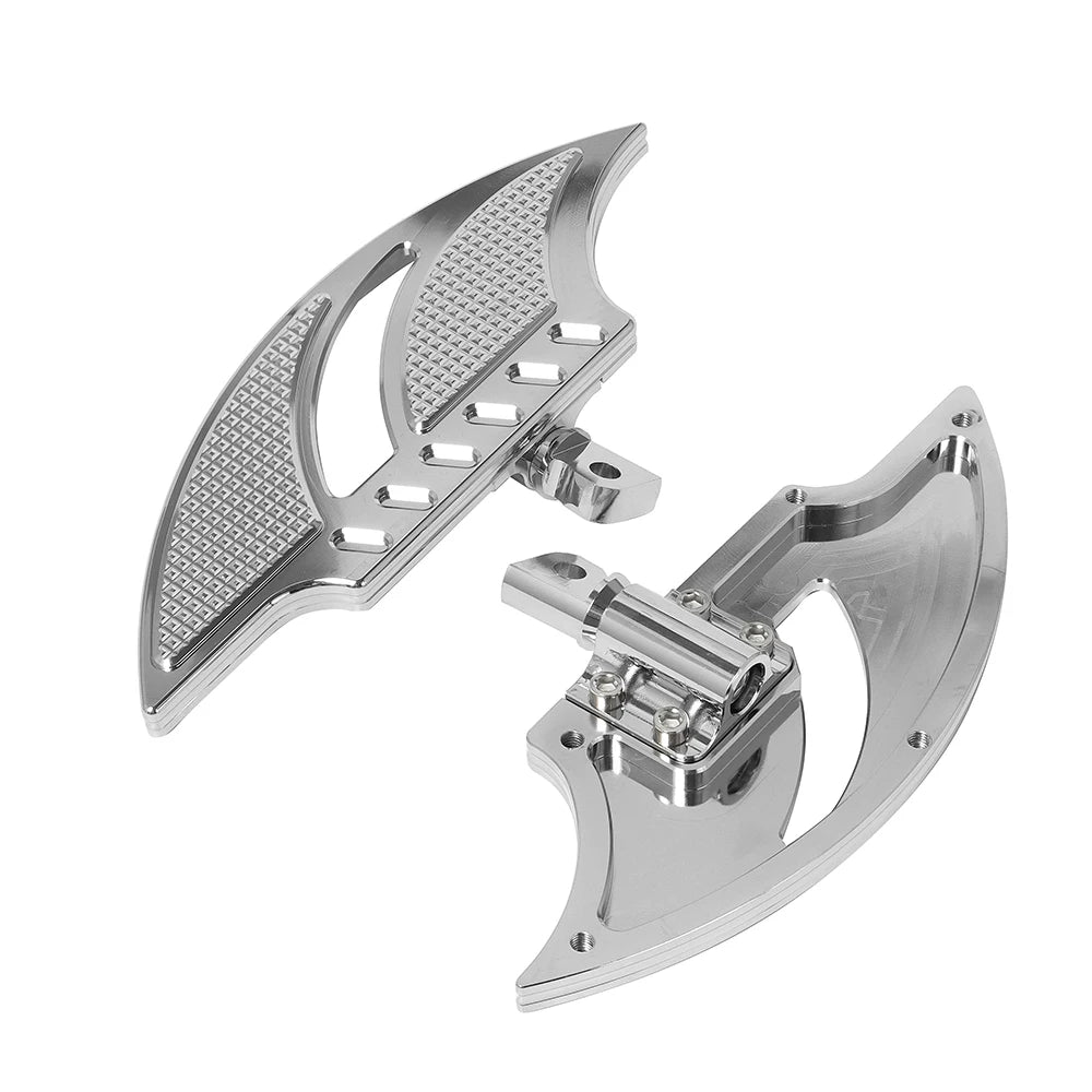 Motorcycle Stretched Floorboard Passenger Rear Foot Pegs Rest Pedal For Harley Dyna Touring Sportster XL 883 Softail