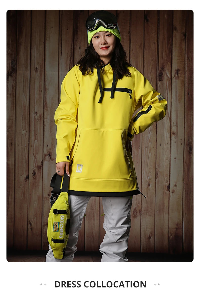 RUNNING RIVER Women ski Snowboarding Hoodie  High Quality Hooded outdoor Sports Snowboard Jacket 1250