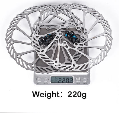 TANKE Bike Disc Brake 140 160 180 203 Rotors With Bolts Hydraulic Brake Road Mountain Bicycle MTB Oil Slick Rotor Bicycle Parts