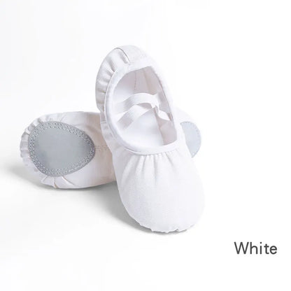 Girls Ballet Shoes for Woman Ballerina Shoes Ballet Flats Women Canvas Soft Sole Dance Slippers Children Practise Dance Shoes