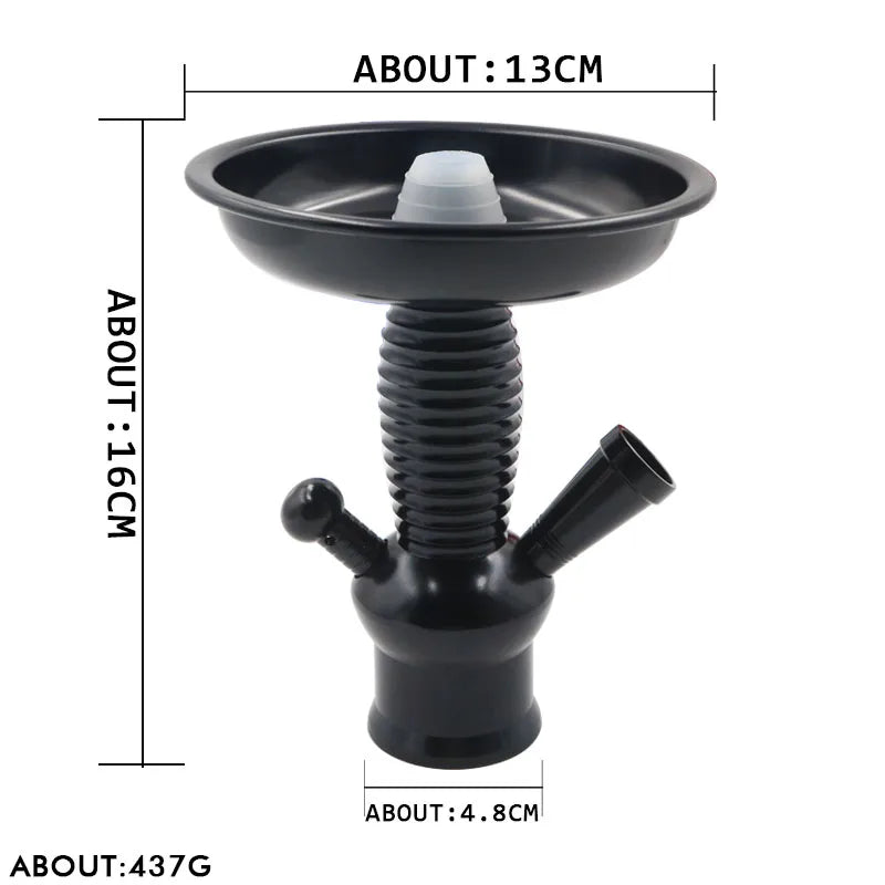 Aluminun Shisha Narguile  Hookah Stem Kit for Wine Bottle Large Hookah Chicha Most Of Bottle Cachimbas Nargile Accessories