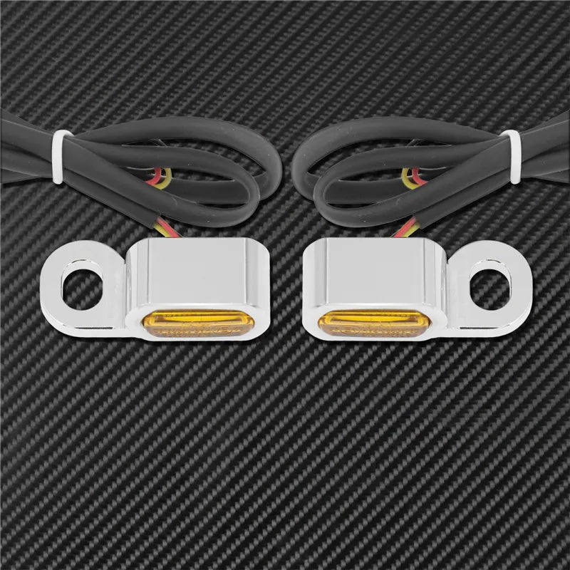 Motorcycle LED E Mark Turn Signal Light Indicator Mini Running Lamp For Harley Softail Touring Sportster XL 883 1200 FLHX Fatboy