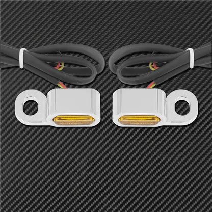 Motorcycle LED E Mark Turn Signal Light Indicator Mini Running Lamp For Harley Softail Touring Sportster XL 883 1200 FLHX Fatboy