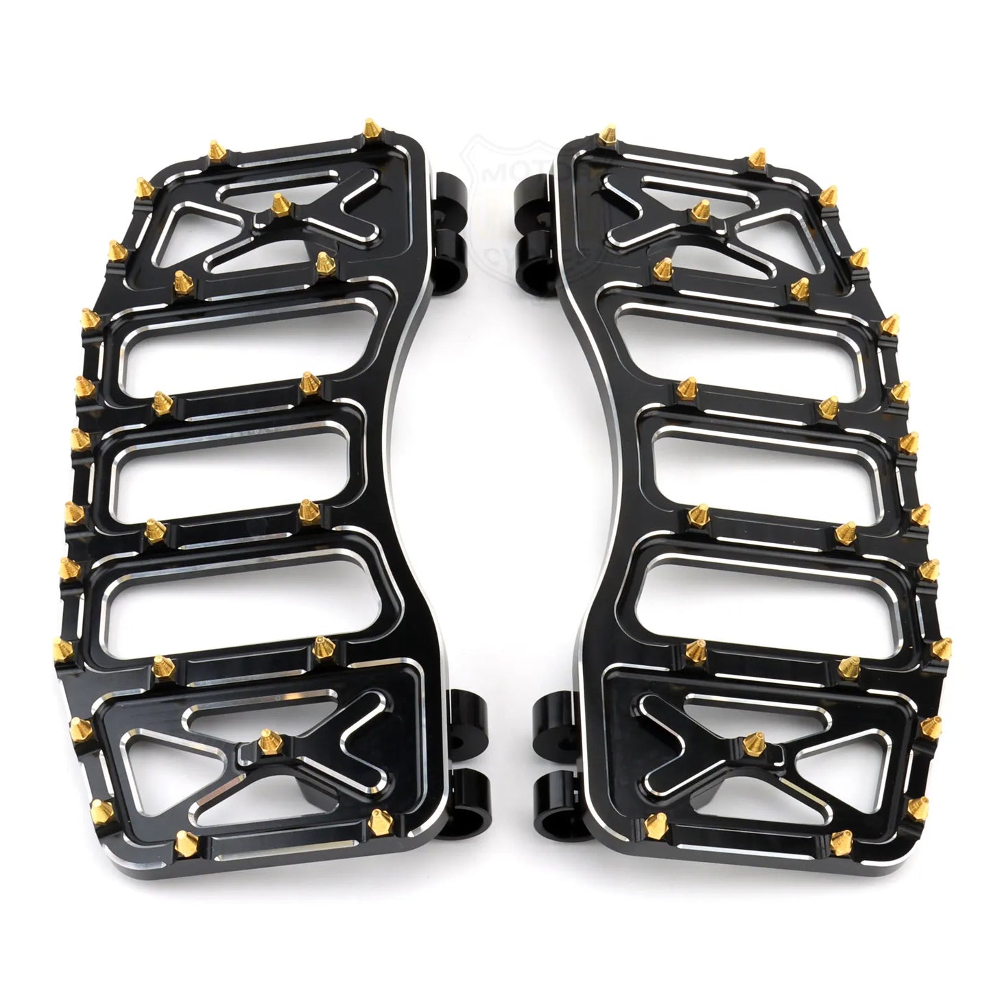 Wide Floorboards MX Foot Pegs Footrest Driver Pedals for Harley Touring Road King Street Glide 86-2023 Softail Fatboy Dyna FLD