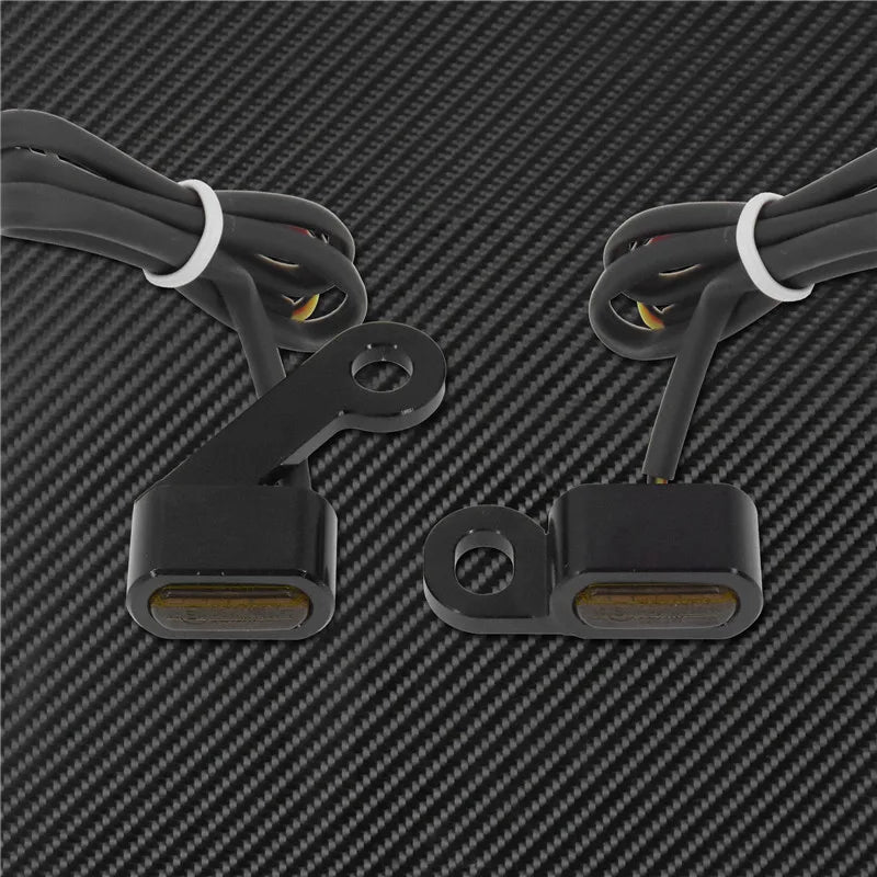 Motorcycle LED E Mark Turn Signal Light Indicator Mini Running Lamp For Harley Softail Touring Sportster XL 883 1200 FLHX Fatboy
