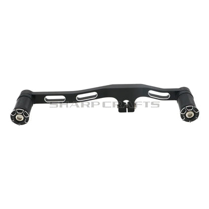 For Harley Dyna Street / Fat Bob Low Rider Super / Wide Glide Motobike CNC Mid-Controls Heel Toe Shifter Lever Shift With Pegs